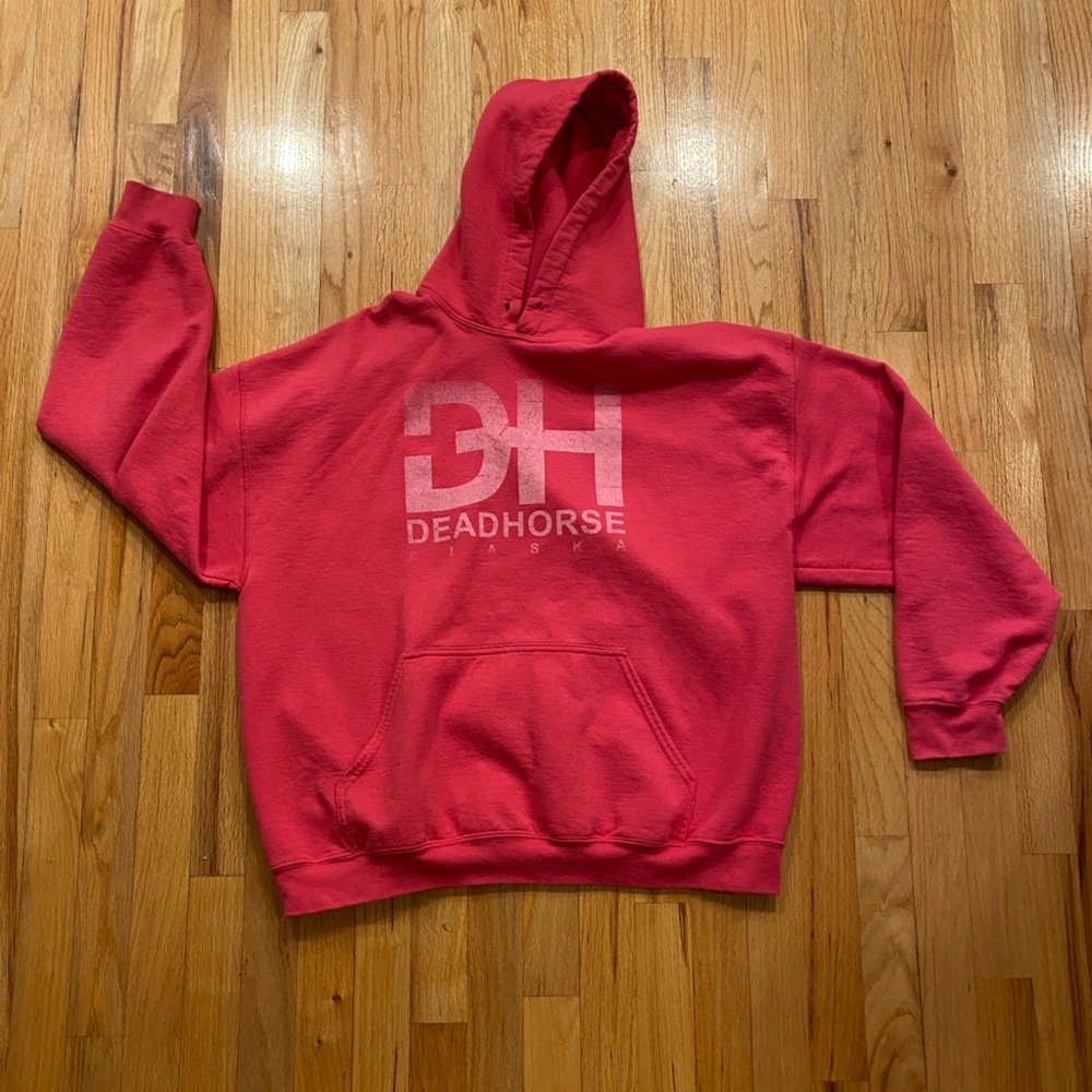 Gildan Dead Horse Alaska Pink Hoodie